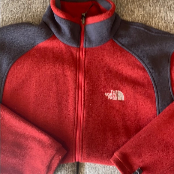 North Face Fleece Zip Up Large - Picture 3 of 4